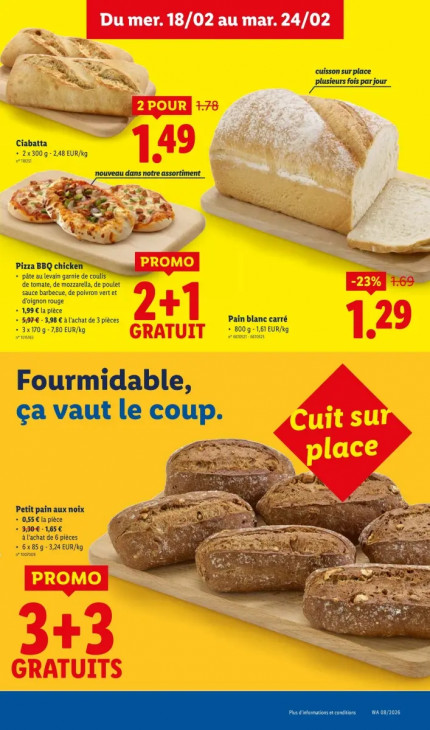 Lidl Dépliant 18.02.2026