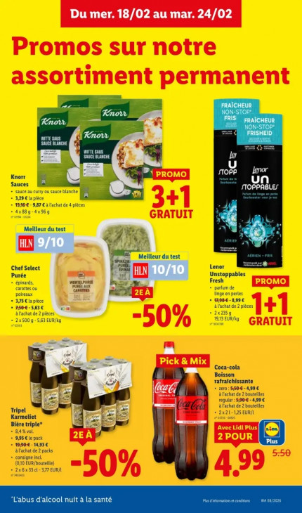 Lidl Dépliant 18.02.2026