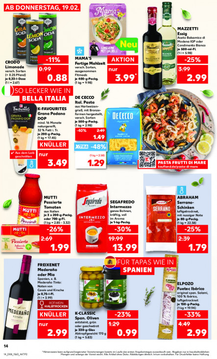 Kaufland Angebote ab 19.02.26 bis 25.02.26