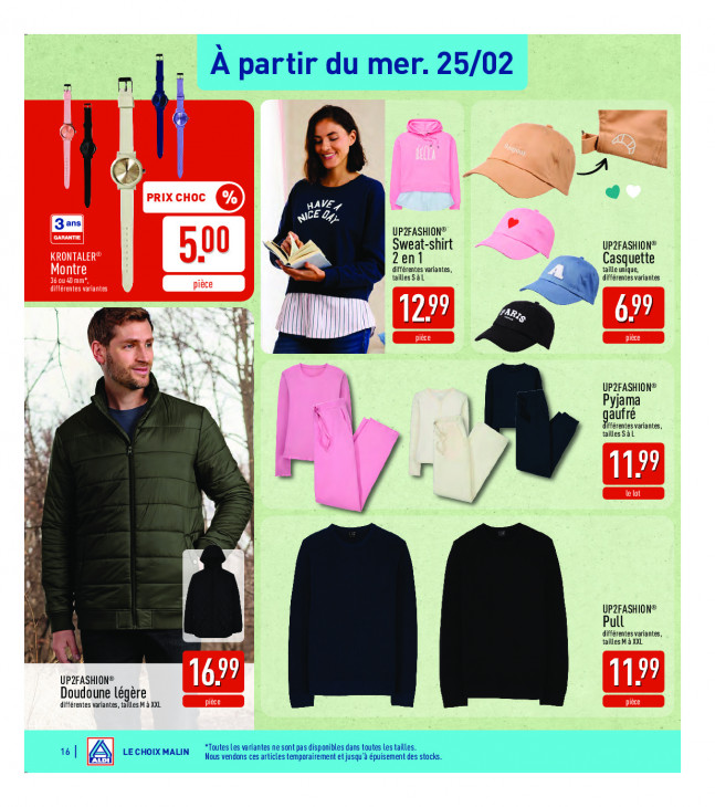 Aldi Dépliant 23.02.2026