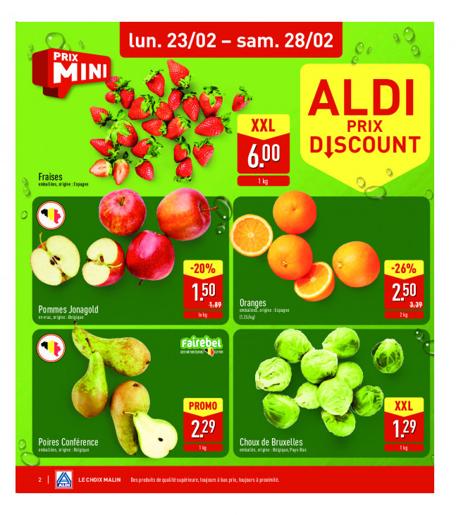 Aldi Dépliant 23.02.2026