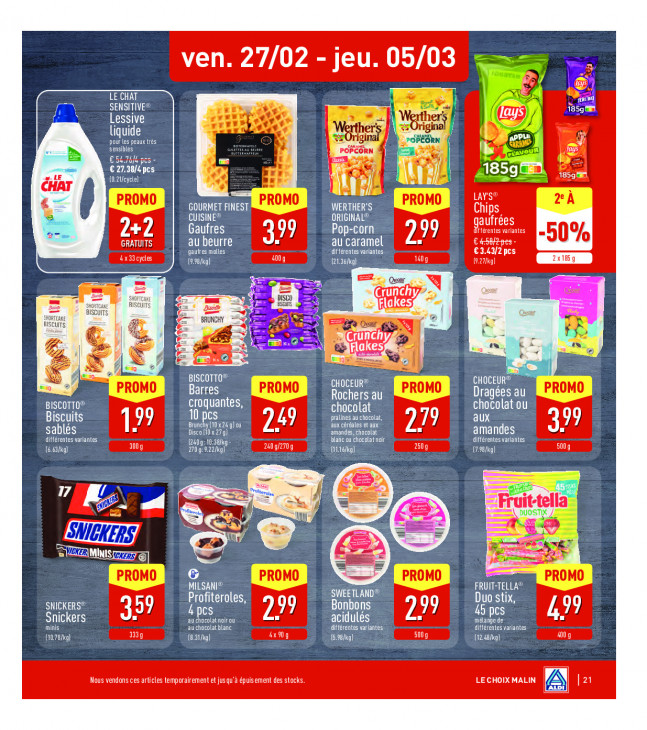 Aldi Dépliant 23.02.2026