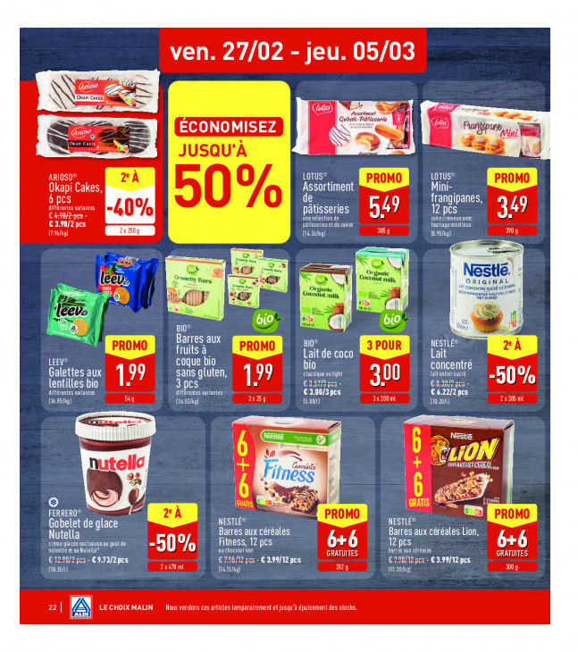 Aldi Dépliant 23.02.2026