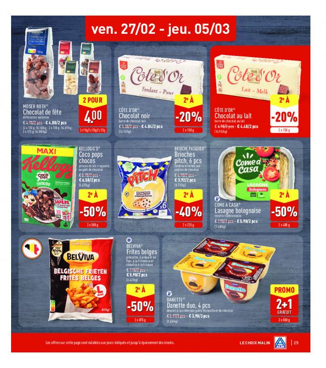 Aldi Dépliant 23.02.2026