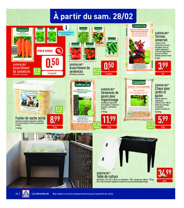 Aldi Dépliant 23.02.2026