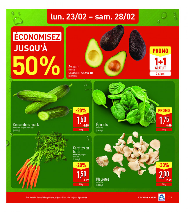 Aldi Dépliant 23.02.2026