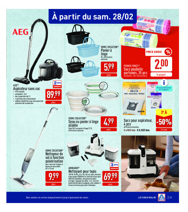 Aldi Dépliant 23.02.2026