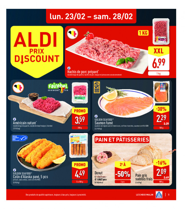 Aldi Dépliant 23.02.2026