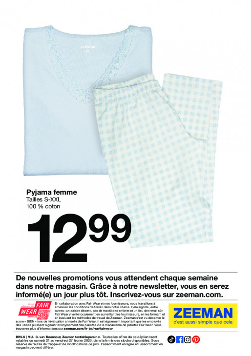 Zeeman Dépliant 21.02.2026