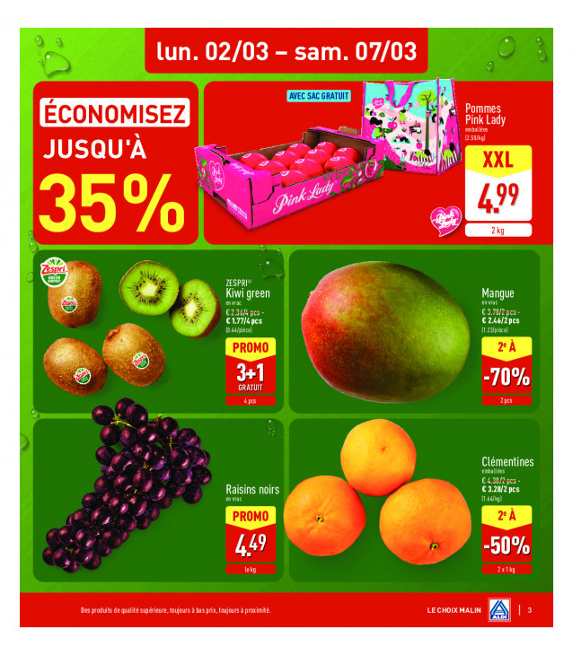 Aldi Dépliant 02.03.2026