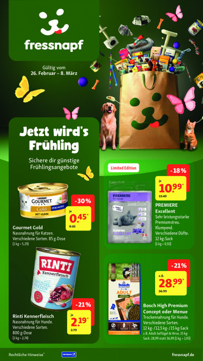 Fressnapf Angebote ab 26.02.26 bis 08.03.26