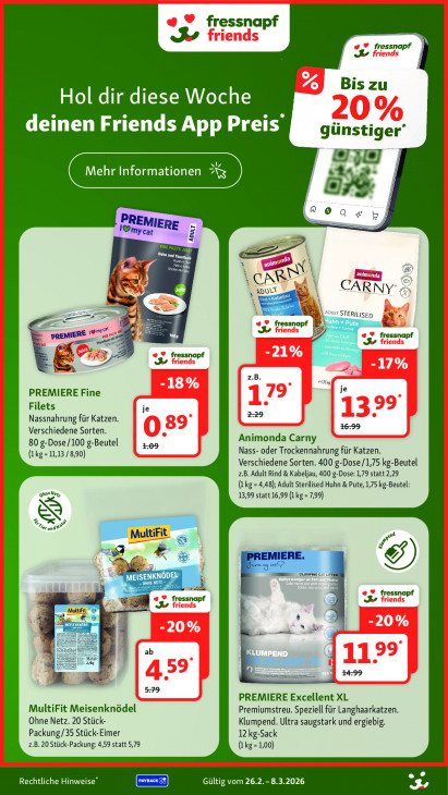 Fressnapf Angebote ab 26.02.26 bis 08.03.26