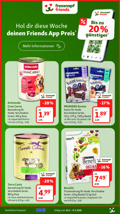 Fressnapf Angebote ab 26.02.26 bis 08.03.26