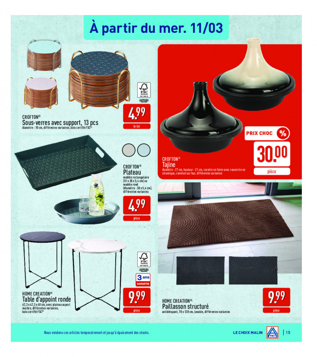 Aldi Dépliant 09.03.2026