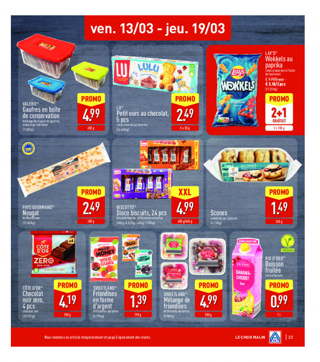 Aldi Dépliant 09.03.2026