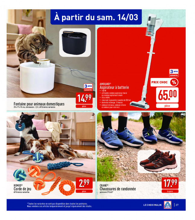 Aldi Dépliant 09.03.2026