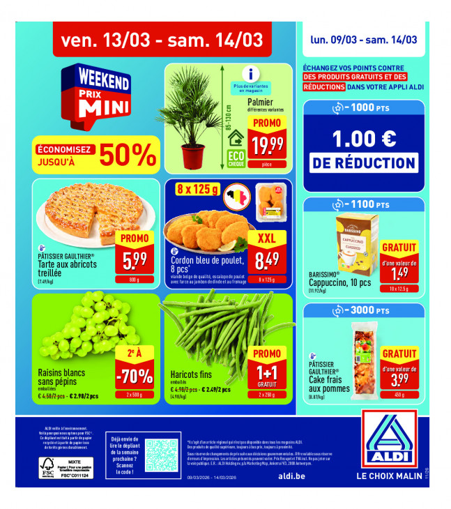 Aldi Dépliant 09.03.2026