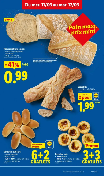 Lidl Dépliant 11.03.2026