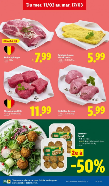 Lidl Dépliant 11.03.2026