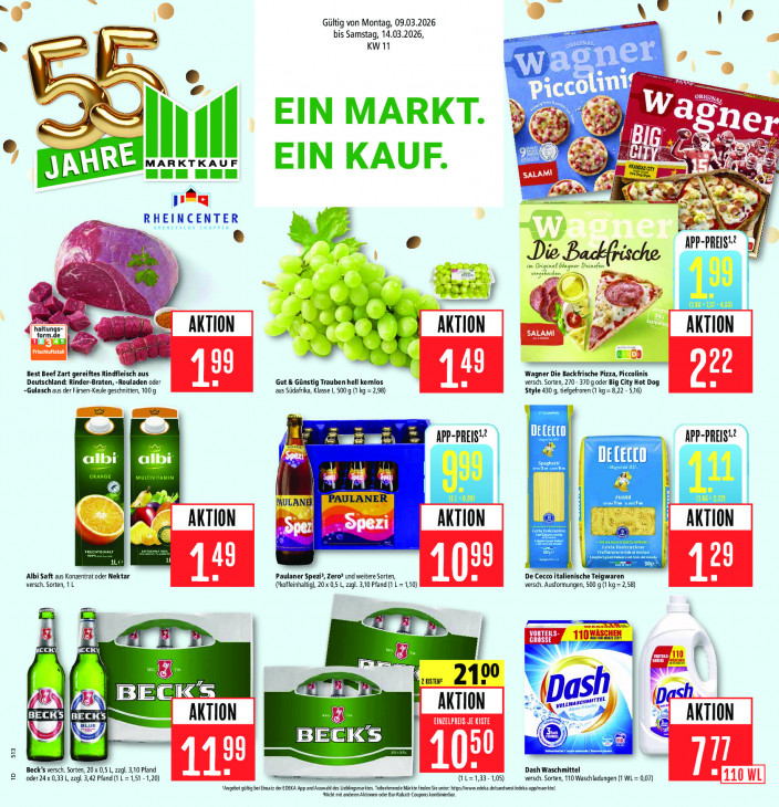 Marktkauf Angebote ab 09.03.26 bis 14.03.26