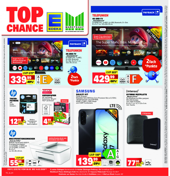 Marktkauf Angebote ab 09.03.26 bis 14.03.26