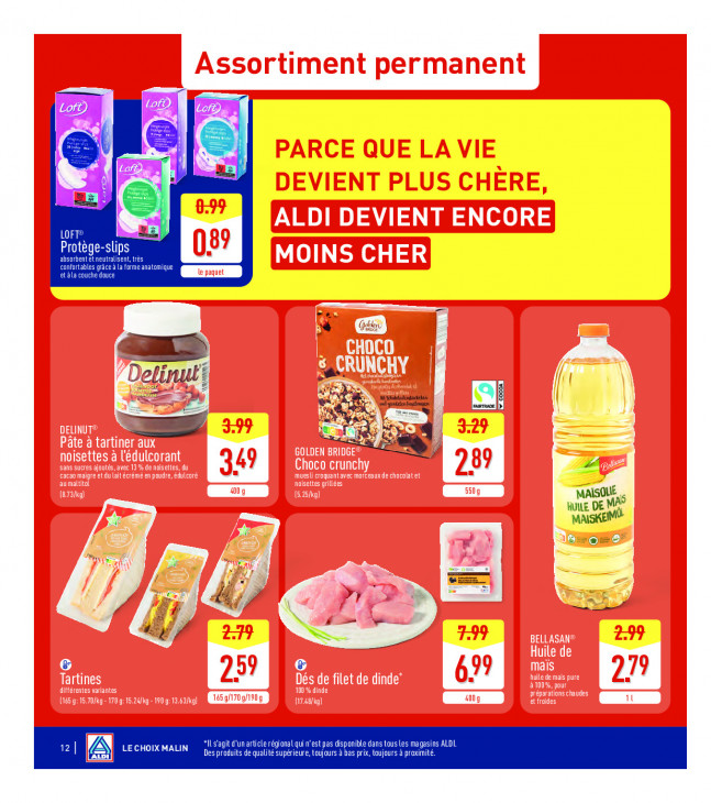 Aldi Dépliant 16.03.2026