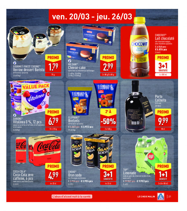 Aldi Dépliant 16.03.2026
