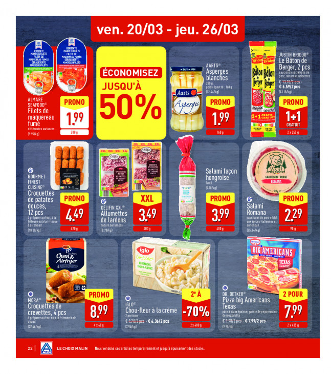 Aldi Dépliant 16.03.2026