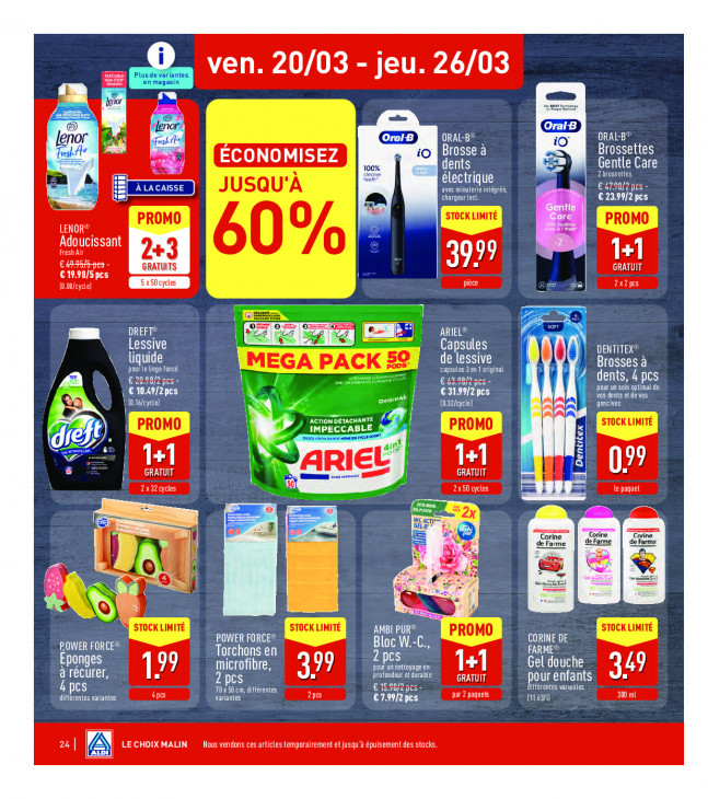 Aldi Dépliant 16.03.2026
