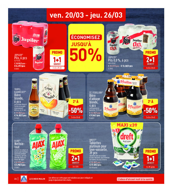Aldi Dépliant 16.03.2026