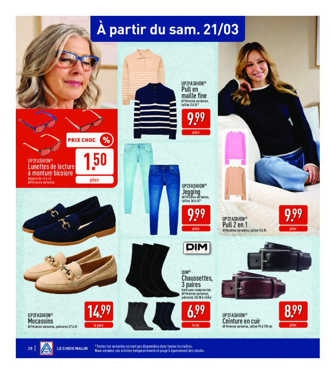 Aldi Dépliant 16.03.2026
