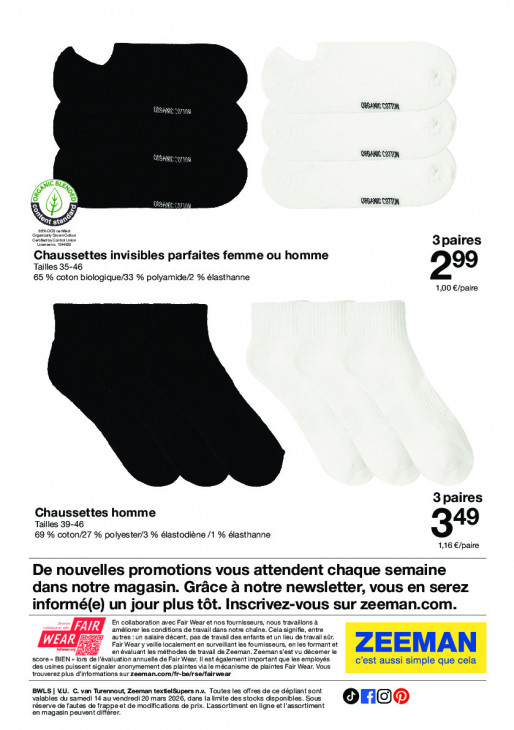 Zeeman Dépliant 14.03.2026