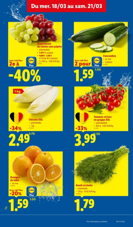 Lidl Dépliant 18.03.2026