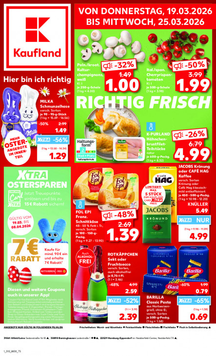 Kaufland Angebote ab 19.03.26 bis 25.03.26