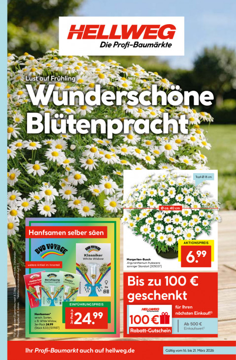 Hellweg Baumarkt Angebote ab 16.03.26 bis 21.03.26