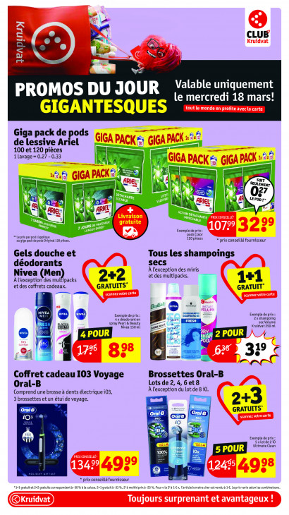 Kruidvat Dépliant 16.03.2026