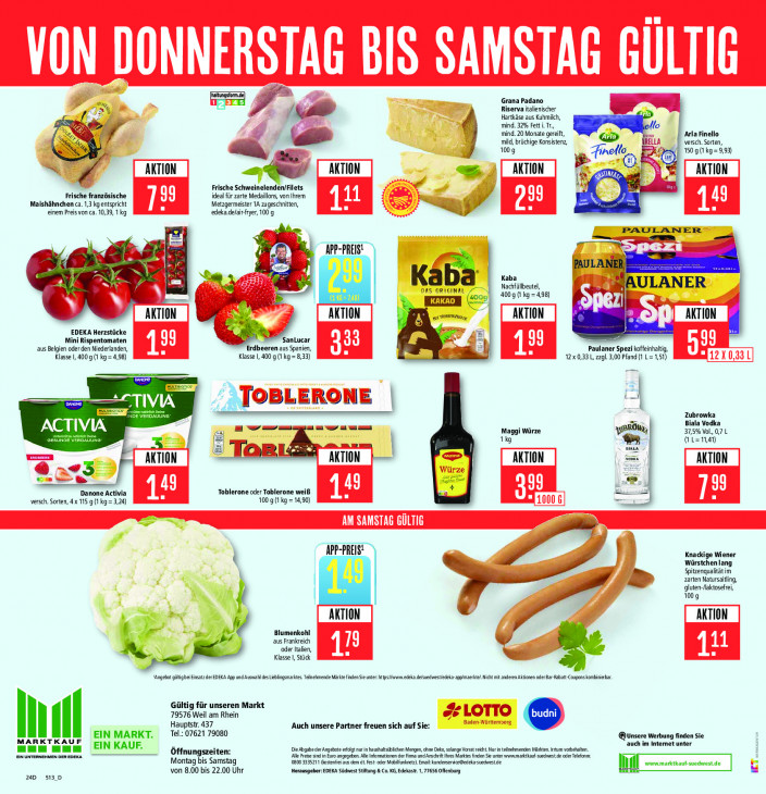 Marktkauf Angebote ab 16.03.26 bis 21.03.26