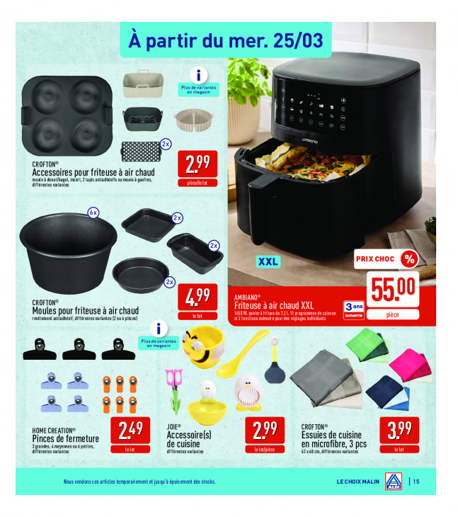Aldi Dépliant 23.03.2026