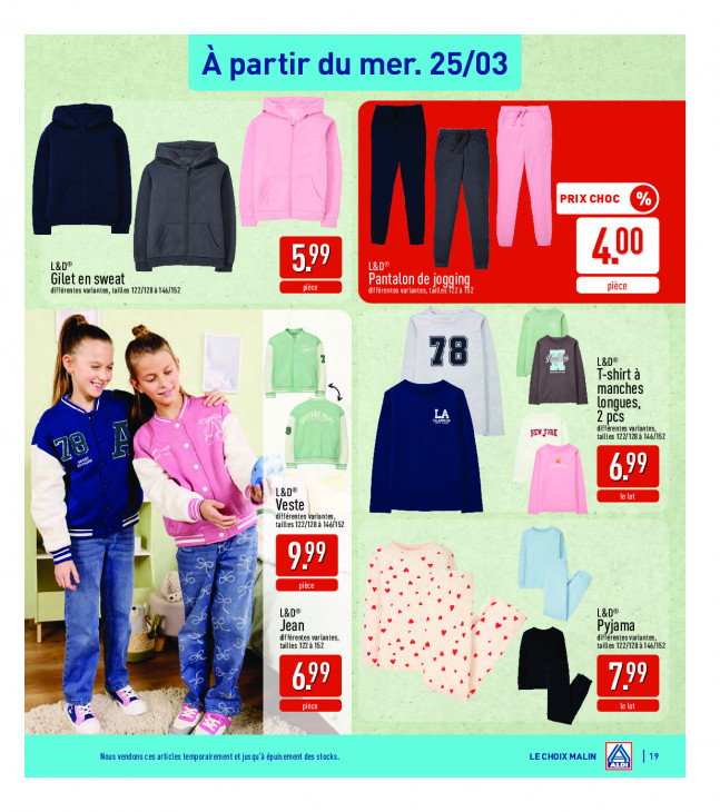 Aldi Dépliant 23.03.2026