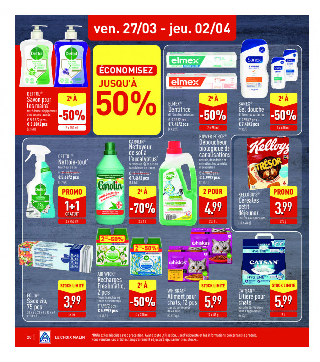 Aldi Dépliant 23.03.2026