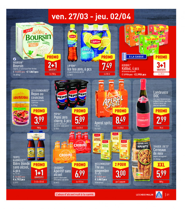 Aldi Dépliant 23.03.2026