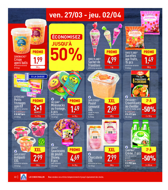 Aldi Dépliant 23.03.2026
