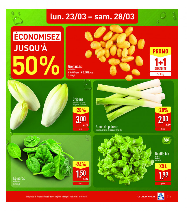 Aldi Dépliant 23.03.2026