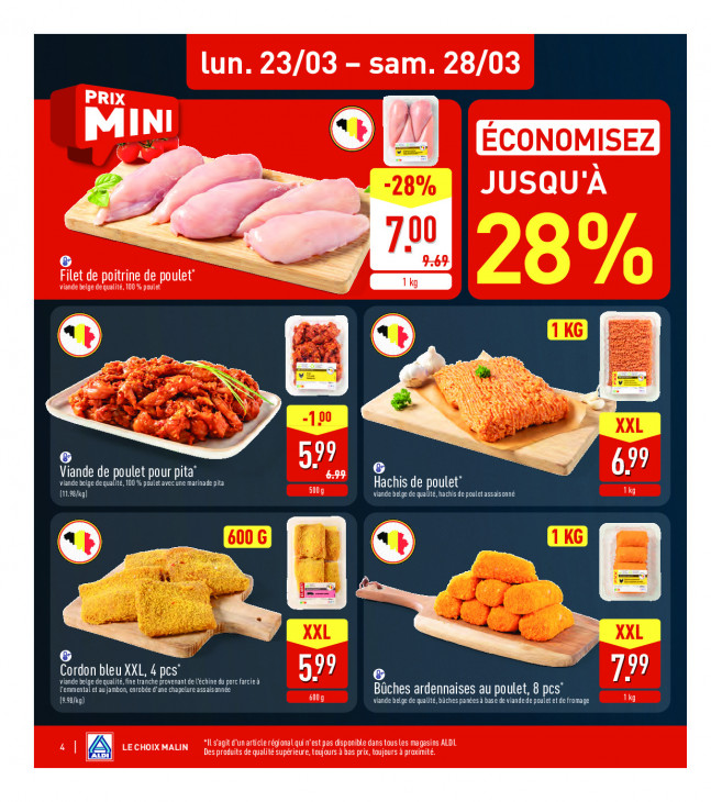Aldi Dépliant 23.03.2026