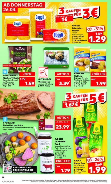 Kaufland Angebote ab 26.03.26 bis 01.04.26