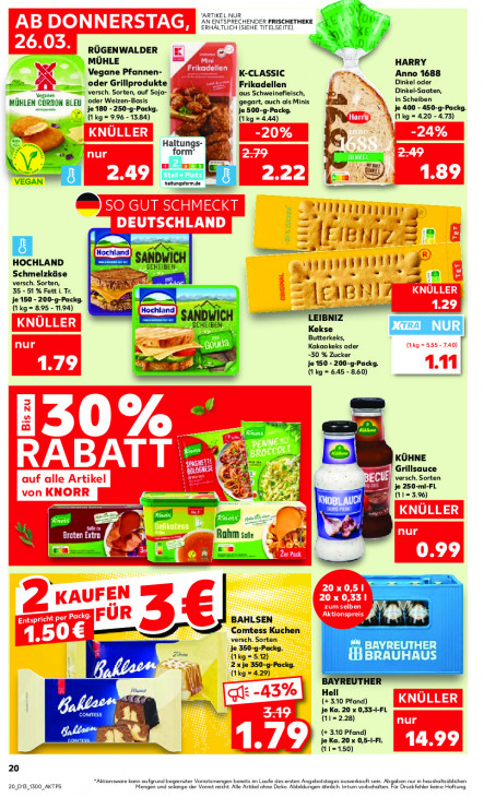 Kaufland Angebote ab 26.03.26 bis 01.04.26