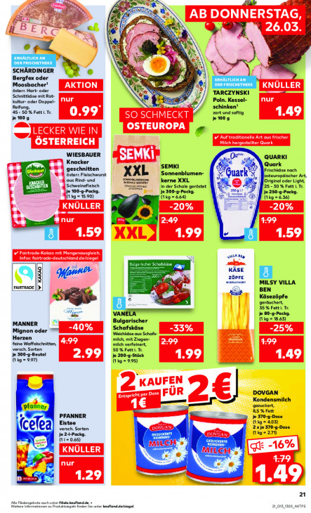 Kaufland Angebote ab 26.03.26 bis 01.04.26
