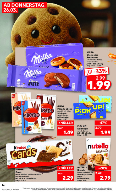 Kaufland Angebote ab 26.03.26 bis 01.04.26