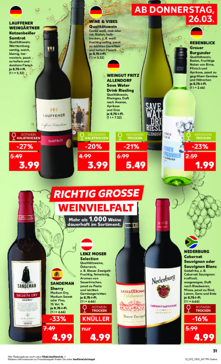 Kaufland Angebote ab 26.03.26 bis 01.04.26
