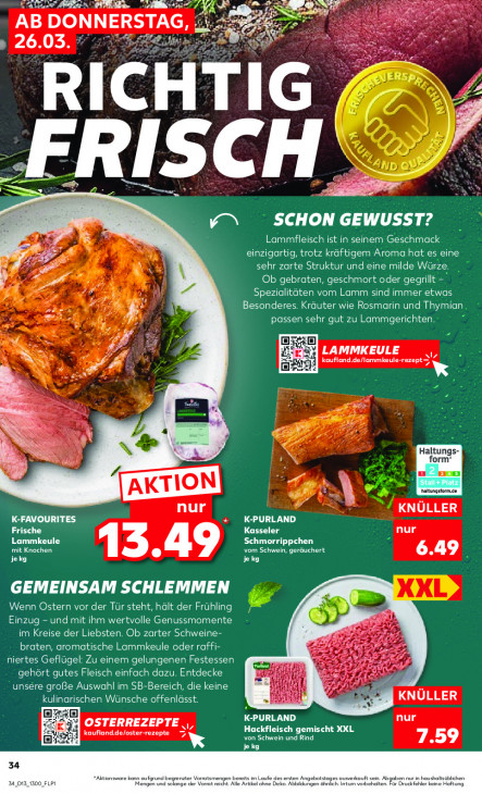 Kaufland Angebote ab 26.03.26 bis 01.04.26